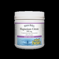 Stress-Relax® Magnesium Citrate/ Магнезий (цитрат) 250 g пудра x 75 дози Natural Factors