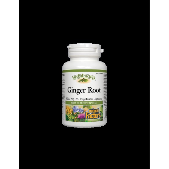 Ginger Root/ Джинджифил (корен) 450 mg х 90 капсули Natural Factors