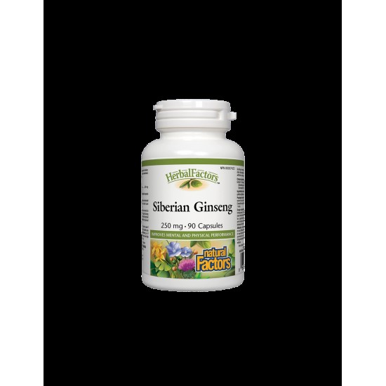 Siberian Ginseng/ Женшен сибирски 250 mg х 90 капсули Natural Factors