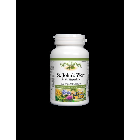 St. John`s Wort/ Жълт кантарион 300 mg х 90 капсули Natural Factors