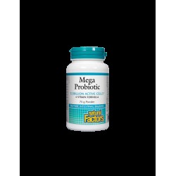 Mega Probiotic/ Мега пробиотик 4 щама, 12 млрд. активни пробиотици 75 g пудра х 75 дози Natural Factors