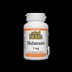 Melatonin/ Мелатонин 1 mg x 90 сублингвални таблетки Natural Factors