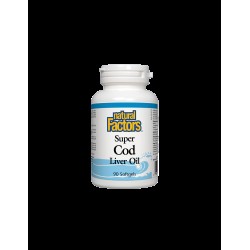 Super Cod Liver Oil/ Черен дроб на треска (масло) 1100 mg х 90 софтгел капсули Natural Factors