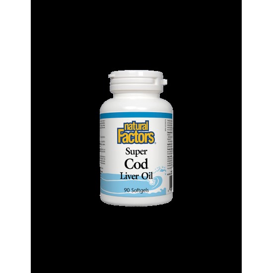 Super Cod Liver Oil/ Черен дроб на треска (масло) 1100 mg х 90 софтгел капсули Natural Factors