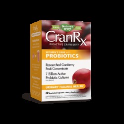 CranRx® Women`s Care with probiotics с червена боровинка + 7 млрд. акт. пробиотици х 60 капсули Nature’s Way