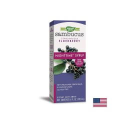 Sambucus NightTime Syrup/ Самбукус NightTime сироп х 120 ml Nature’s Way