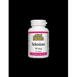 Selenium/ Селен 50 mcg х 90 таблетки Natural Factors