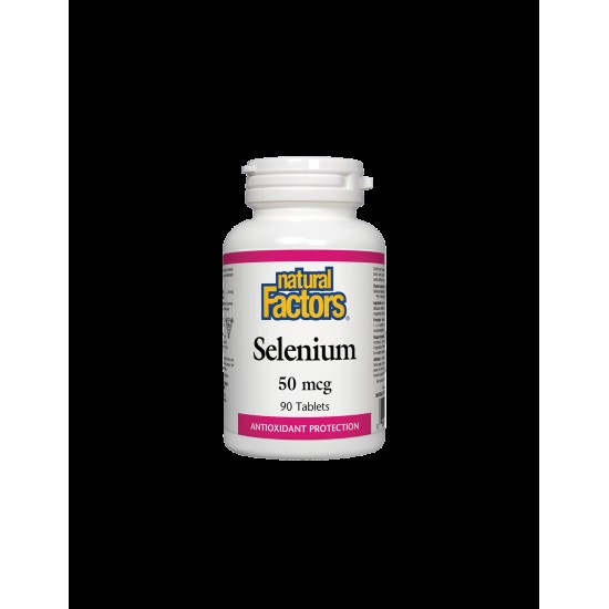 Selenium/ Селен 50 mcg х 90 таблетки Natural Factors