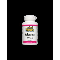 Selenium / Селен, 200 mcg х 60 таблетки Natural Factors