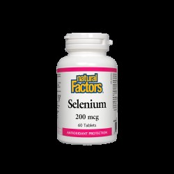 Selenium / Селен, 200 mcg х 60 таблетки Natural Factors