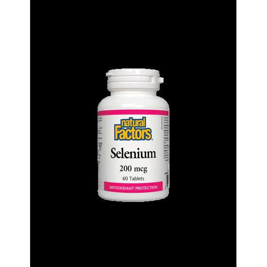 Selenium / Селен, 200 mcg х 60 таблетки Natural Factors