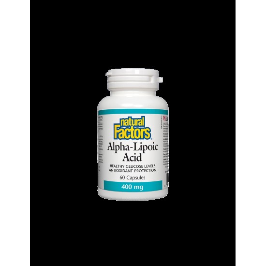 Alpha-Lipoic Acid/ Алфа-липоева киселина 400 mg x 60 капсули Natural Factors