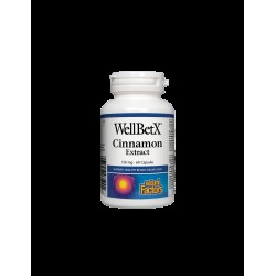 WellBetX® Cinnamon Extract/ Канела 150 mg х 60 капсули Natural Factors