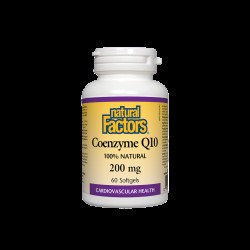 Coenzyme Q10/ Коензим Q10 200 mg х 60 софтгел капсули Natural Factors