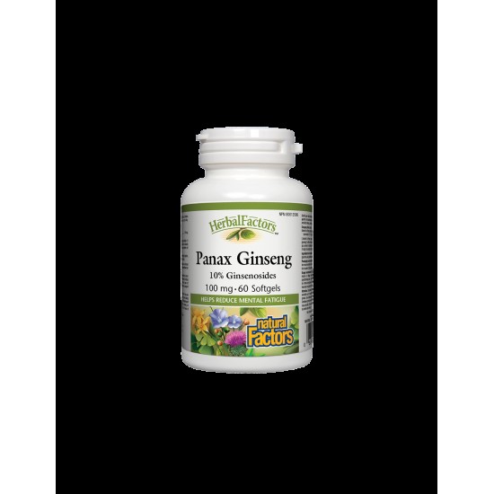 Panax Ginseng/ Женшен корейски 100 mg x 60 софтгел капсули Natural Factors