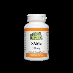 SAMe (S-Adenosyl-L-Methionine)/ САМе 200 mg х 30 таблетки Natural Factors