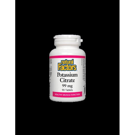 Potassium Citrate/ Калий (цитрат) 99 mg х 90 таблетки Natural Factors