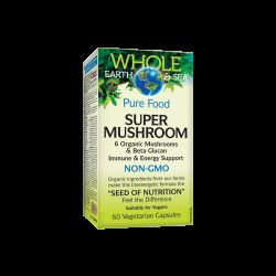 Super Mushroom Whole earth & sea® х 60 капсули Natural Factors