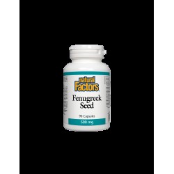 Fenugreek Seed -  Сминдух (семена), 500 mg, 90 капсули Natural Factors