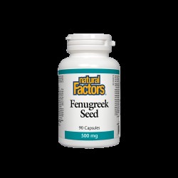 Fenugreek Seed -  Сминдух (семена), 500 mg, 90 капсули Natural Factors