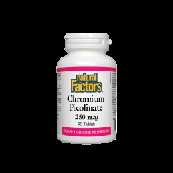 Chromium Picolinate/ Хром Пиколинат 250 mcg х 90 таблетки Natural Factors