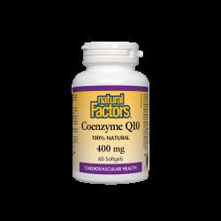 Coenzyme Q10 / Коензим Q10 400 mg х 60 софтгел капсули Natural Factors