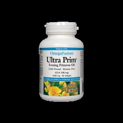 Ultra Prim® Evening Primrose Oil 100 mg GLA/ Вечерна иглика масло 1000 mg х 90 софтгел капсули Natural Factors