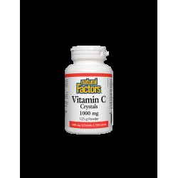 Витамин С, прах - Vitamin C Crystals 1000 mg, 250 дози Natural Factors