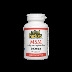 MSM/ МСМ - Метил-Сулфонил-Метан 1000 mg х 90 капсули Natural Factors