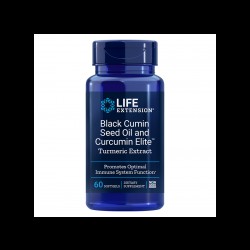 Black Cumin Seed Oil and Curcumin Elite™/ Черен кимион масло + Куркумин х 60 софтгел капсули