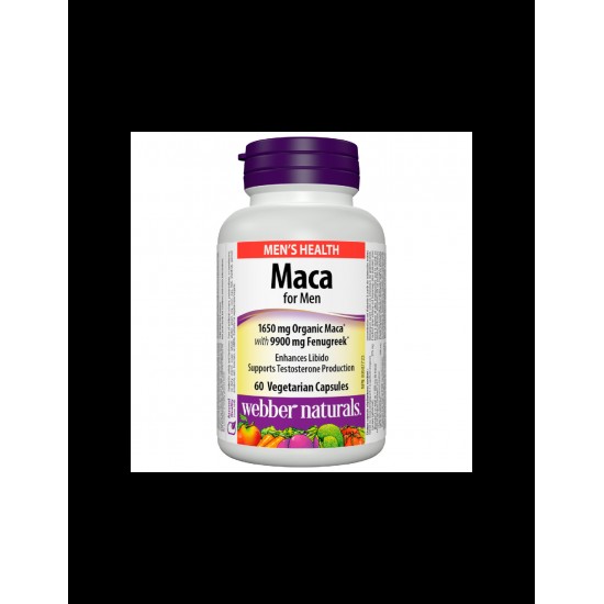 Maca for Men/ Мака за мъже х 60 капсули Webber Naturals