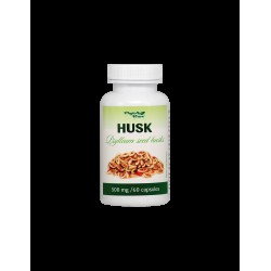 Husk Psyllium seed husks/ Хуск (люспи от семена на Живовляк) 500 mg х 60 капсули