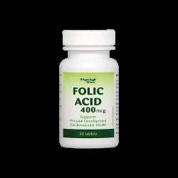 Folic Acid/ Фолиева киселина 400 mcg х 30 таблетки