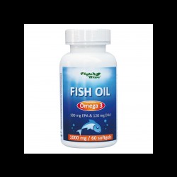 Fish Oil Omega-3 / Рибено масло 1000 mg х 60 софтгел капсули