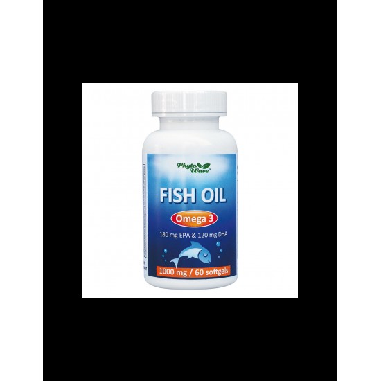 Fish Oil Omega-3 / Рибено масло 1000 mg х 60 софтгел капсули