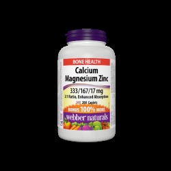 Calcium, Magnesium, Zinc/ Калций, Магнезий и Цинк х 200 каплети