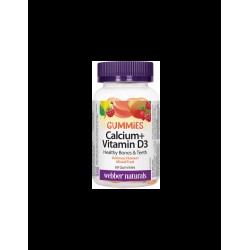 Calcium+Vitamin D3 Gummies/ Kалций + Витамин D3 х 60 желирани таблетки