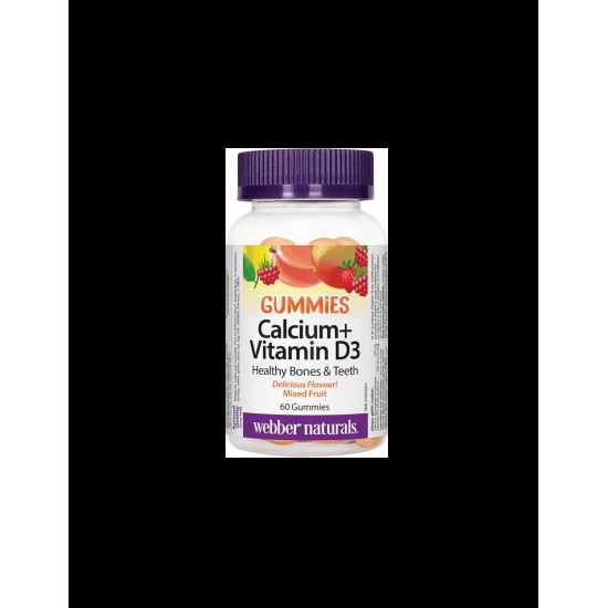 Calcium+Vitamin D3 Gummies/ Kалций + Витамин D3 х 60 желирани таблетки