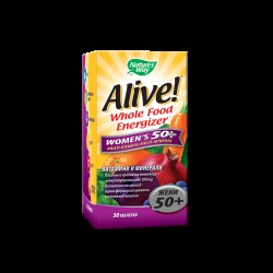 Alive! Women's 50+ / Алайв! Мултивитамини за жени 50+ x 30 таблетки Nature’s Way