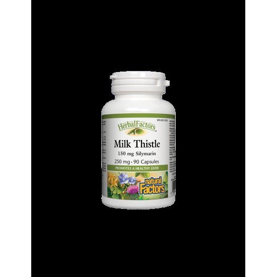 Milk Thistle / Бял трън, 250 mg, 90 капсули Natural Factors