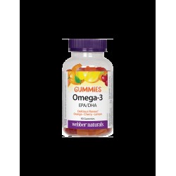 Omega-3 Gummies/ Омега-3 х 90 желирани таблетки с вкус на портокал, череша и лимон