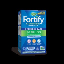 Fortify™ Daily Probiotic  + Prebiotics - Фортифай пробиотик и пребиотици, 30 милиарда активни пробиотици, 30 капсули Nature’s Way