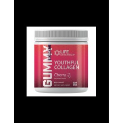 Gummy Science™ Youthful Collagen/ Колаген + Хиалуронова киселина х 80 желирани таблетки с вкус на череша