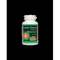 Lactase Enzyme / Лактаза ензим 250 mg х 60 капсули Natural Factors