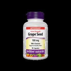 Grape Seed Extract 100:1/ Гроздово семе 100 mg x 90 капсули Webber Naturals