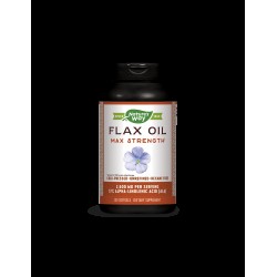 Flax Oil Max Strenght 57% ALA/ Ленено масло 1300 mg х 200 капсули Nature’s Way