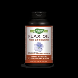 Flax Oil Max Strenght 57% ALA/ Ленено масло 1300 mg х 200 капсули Nature’s Way