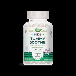 Kids Tummy Soothe /С джинджифил и калций/, 60 дъвчащи таблетки Nature’s Way