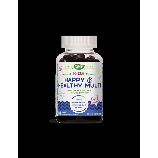 Kids Happy & Healthy Multi / Мултивитамини за деца/, 60 желирани таблетки Nature’s Way