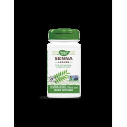 Senna Leaf - Сена (лист) - срещу запек, 450 mg, 100 капсули Nature’s Way